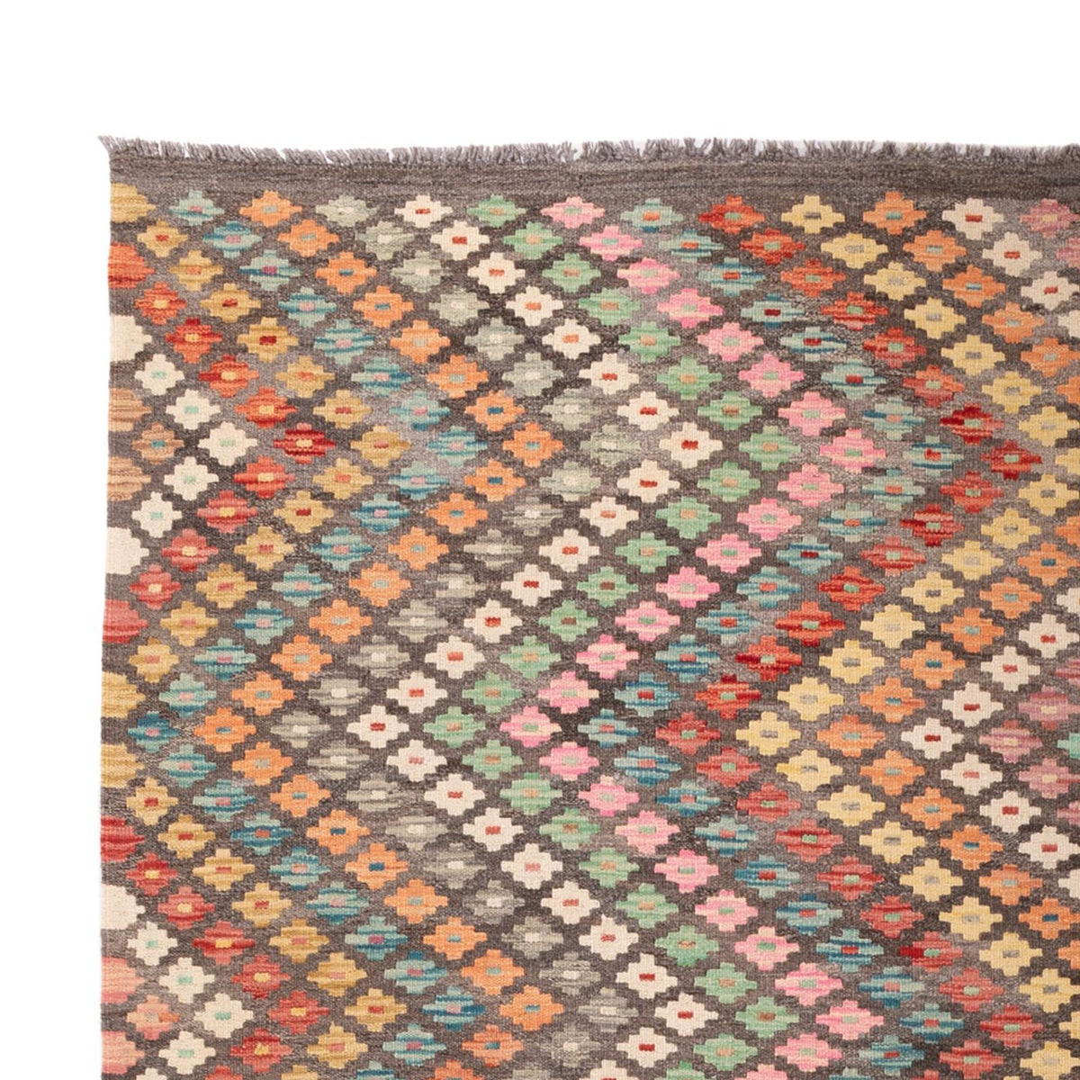 Kelim Carpet - Splash - 296 x 204 cm - flerfärgad