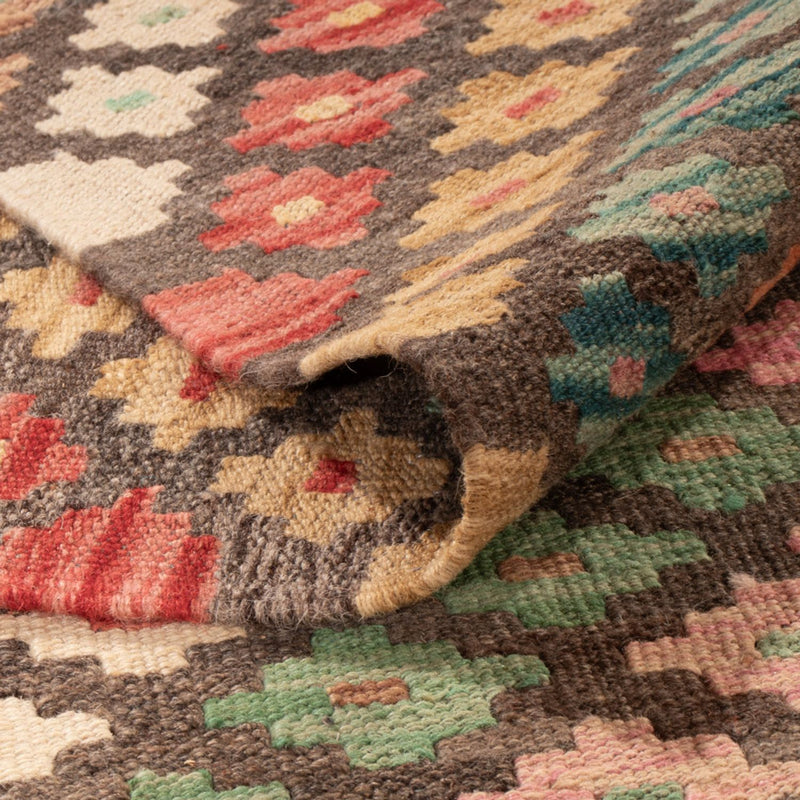 Kelim Carpet - Splash - 296 x 204 cm - flerfärgad