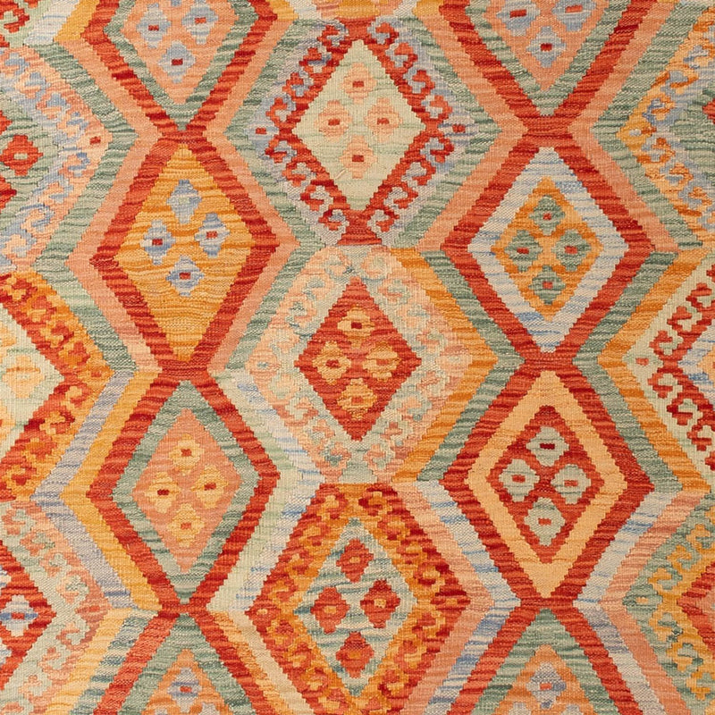 Kelim Carpet - Splash - 299 x 206 cm - flerfärgad