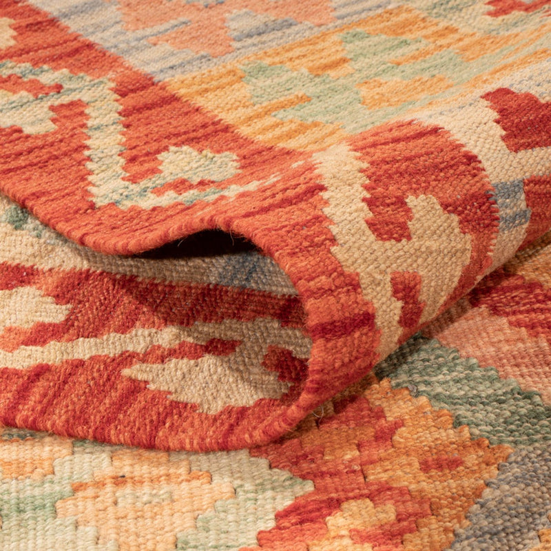 Kelim Carpet - Splash - 299 x 206 cm - flerfärgad