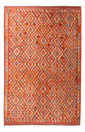 Kelim Carpet - Splash - 303 x 199 cm - flerfärgad