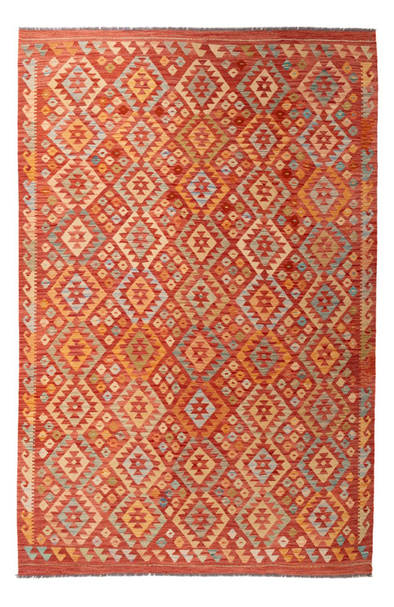 Kelim Carpet - Splash - 303 x 199 cm - flerfärgad