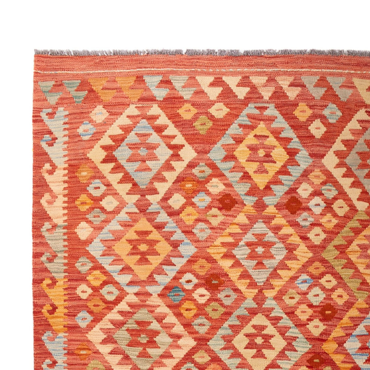 Kelim Carpet - Splash - 303 x 199 cm - flerfärgad