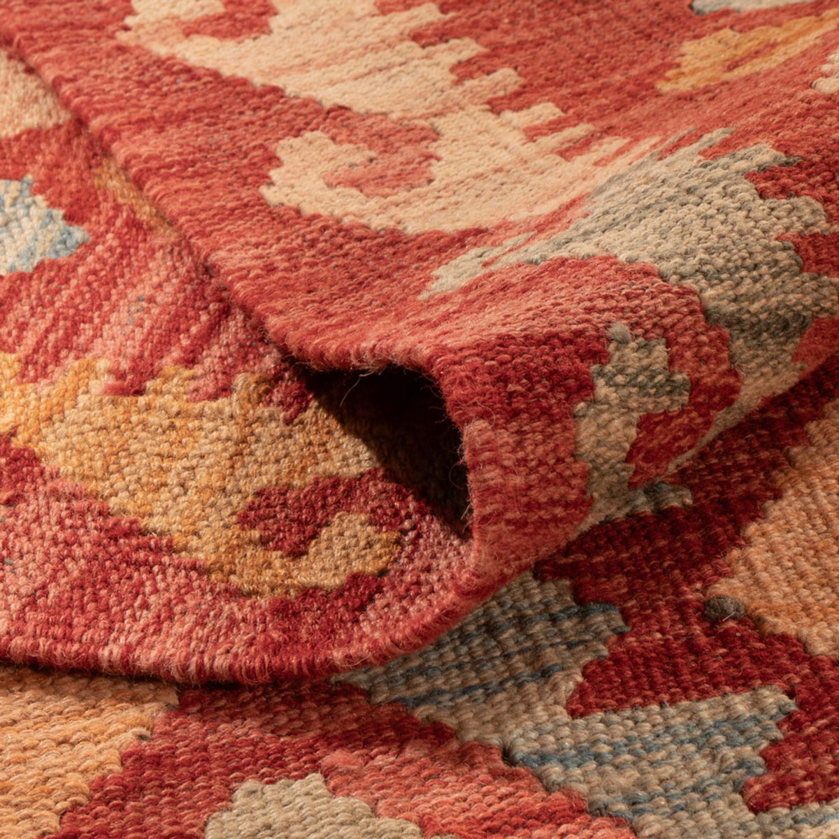 Kelim Carpet - Splash - 303 x 199 cm - flerfärgad