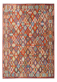 Kelim Carpet - Splash - 294 x 213 cm - flerfärgad