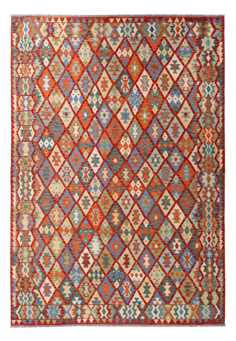 Kelim Carpet - Splash - 294 x 213 cm - flerfärgad