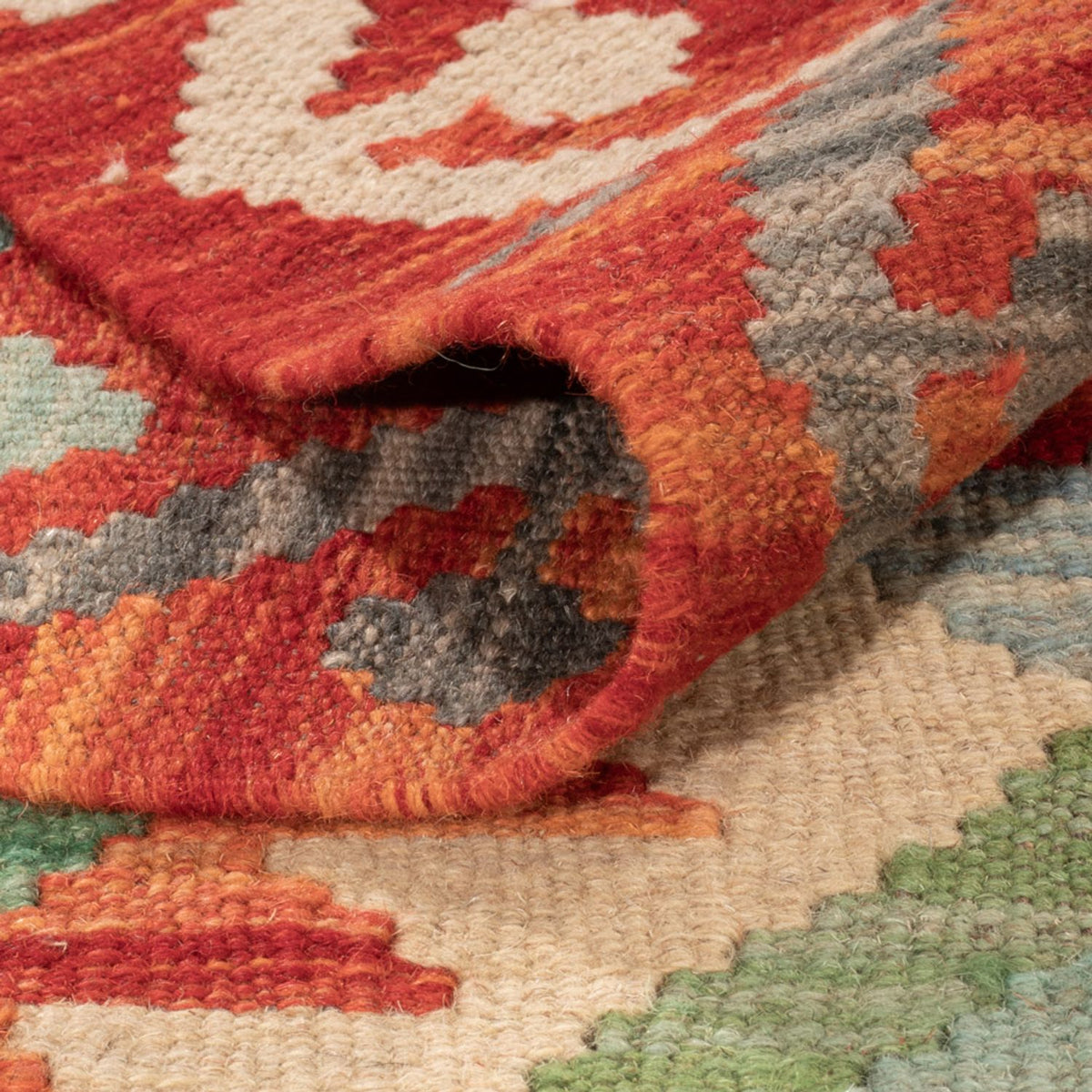 Kelim Carpet - Splash - 287 x 211 cm - flerfärgad