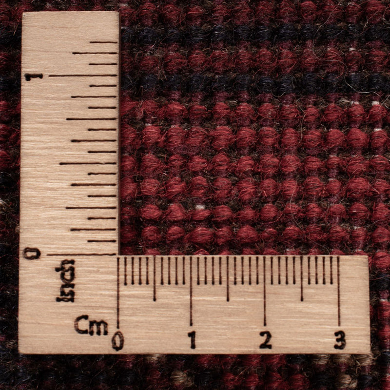 Afghansk matta - Kunduz - 196 x 130 cm - mörkröd