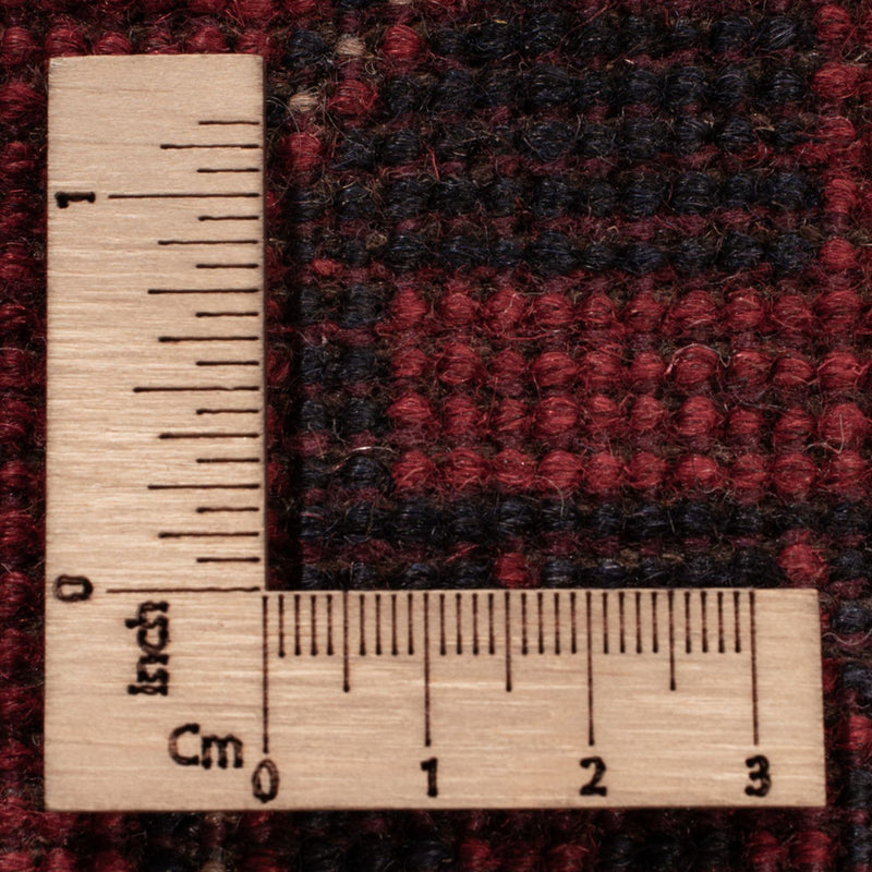 Afghansk matta - Kunduz - 197 x 125 cm - mörkröd