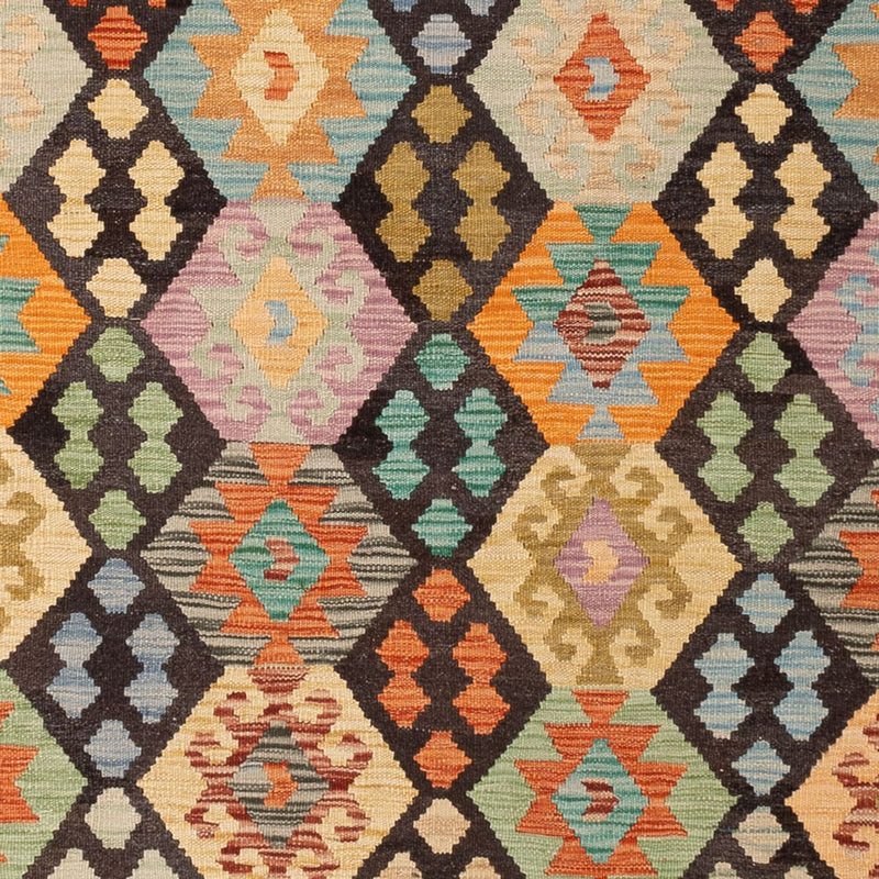 Kelim Carpet - Splash - 285 x 207 cm - flerfärgad