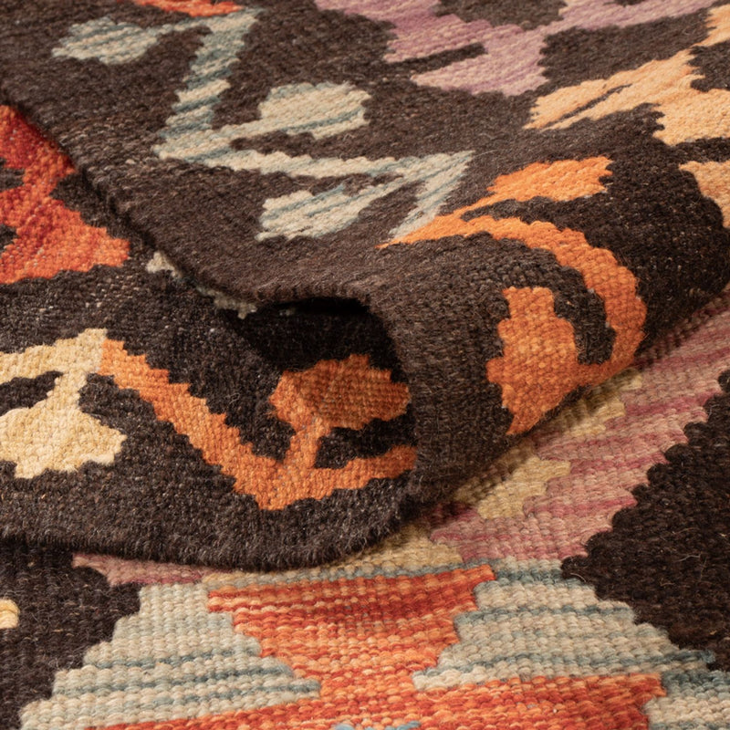 Kelim Carpet - Splash - 300 x 197 cm - flerfärgad