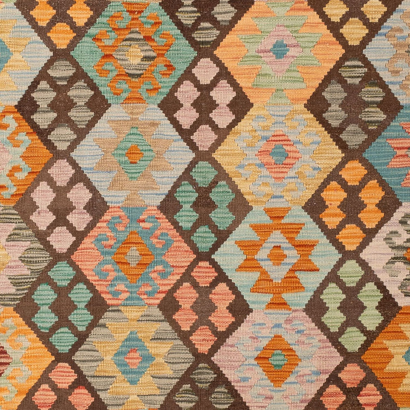 Kelim Carpet - Splash - 297 x 205 cm - flerfärgad