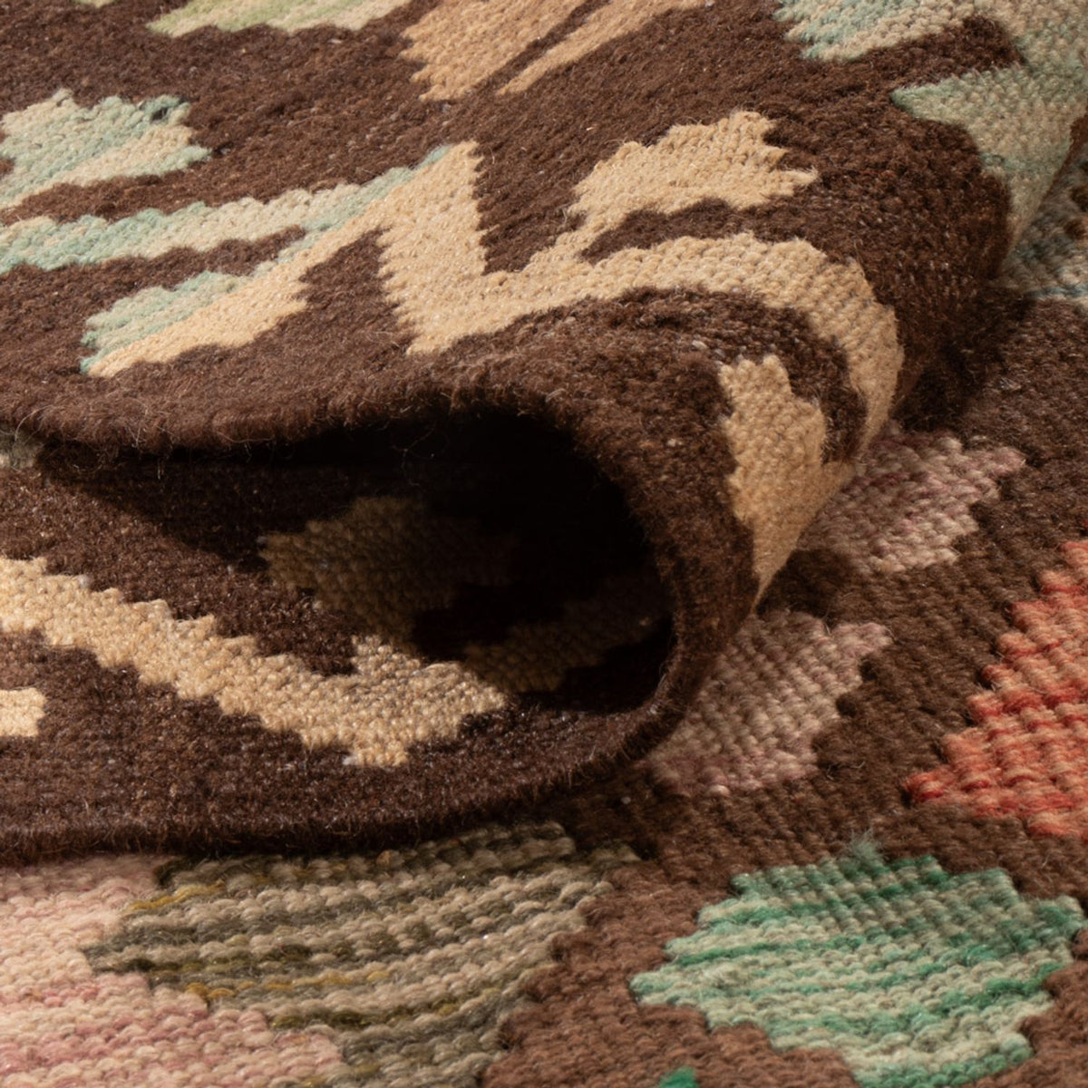 Kelim Carpet - Splash - 297 x 205 cm - flerfärgad