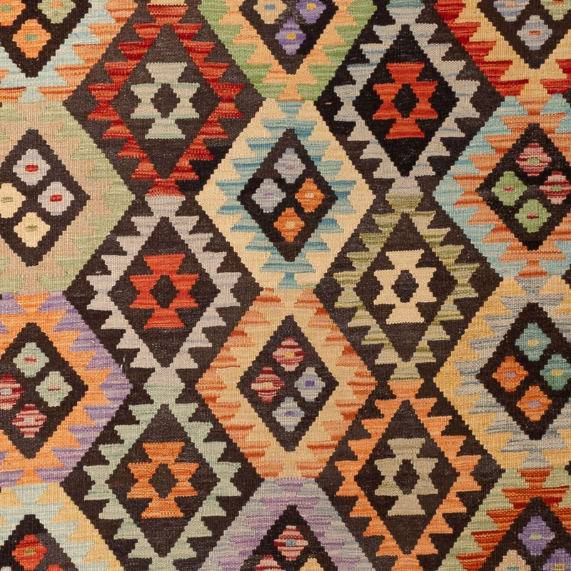 Kelim Carpet - Splash - 304 x 205 cm - flerfärgad