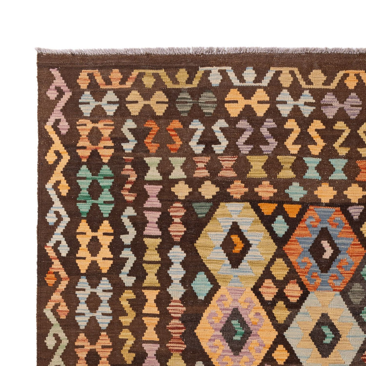 Kelim Carpet - Splash - 303 x 200 cm - flerfärgad