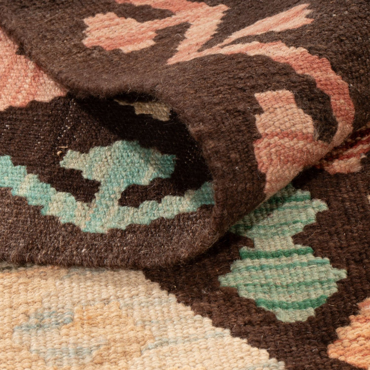 Kelim Carpet - Splash - 299 x 198 cm - flerfärgad