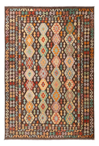 Kelim Carpet - Splash - 301 x 202 cm - flerfärgad