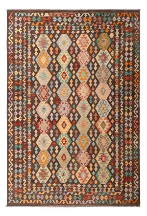 Kelim Carpet - Splash - 301 x 202 cm - flerfärgad