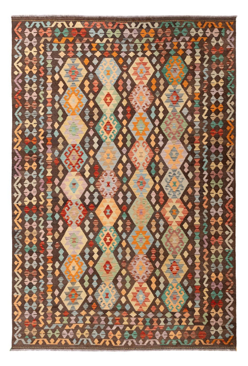 Kelim Carpet - Splash - 301 x 202 cm - flerfärgad