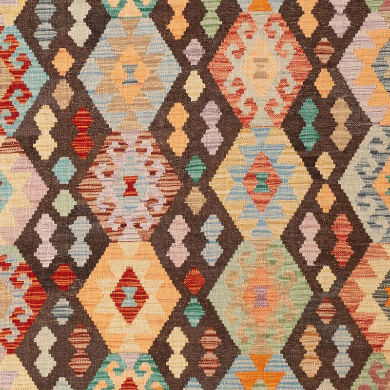 Kelim Carpet - Splash - 301 x 202 cm - flerfärgad