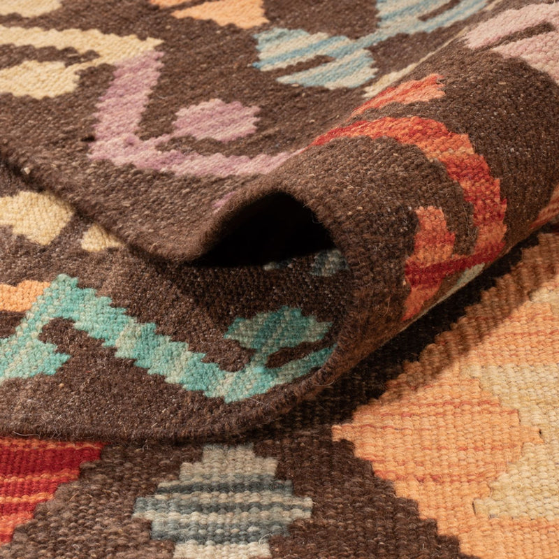 Kelim Carpet - Splash - 301 x 202 cm - flerfärgad