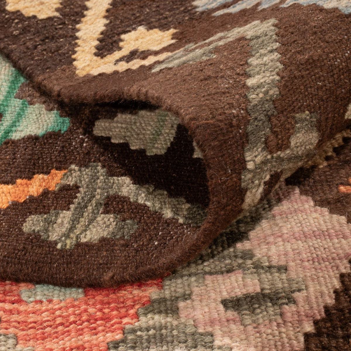 Kelim Carpet - Splash - 290 x 195 cm - flerfärgad