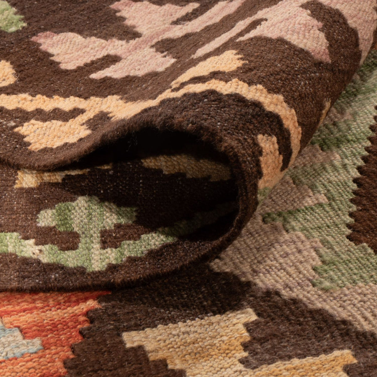 Kelim Carpet - Splash - 299 x 206 cm - flerfärgad