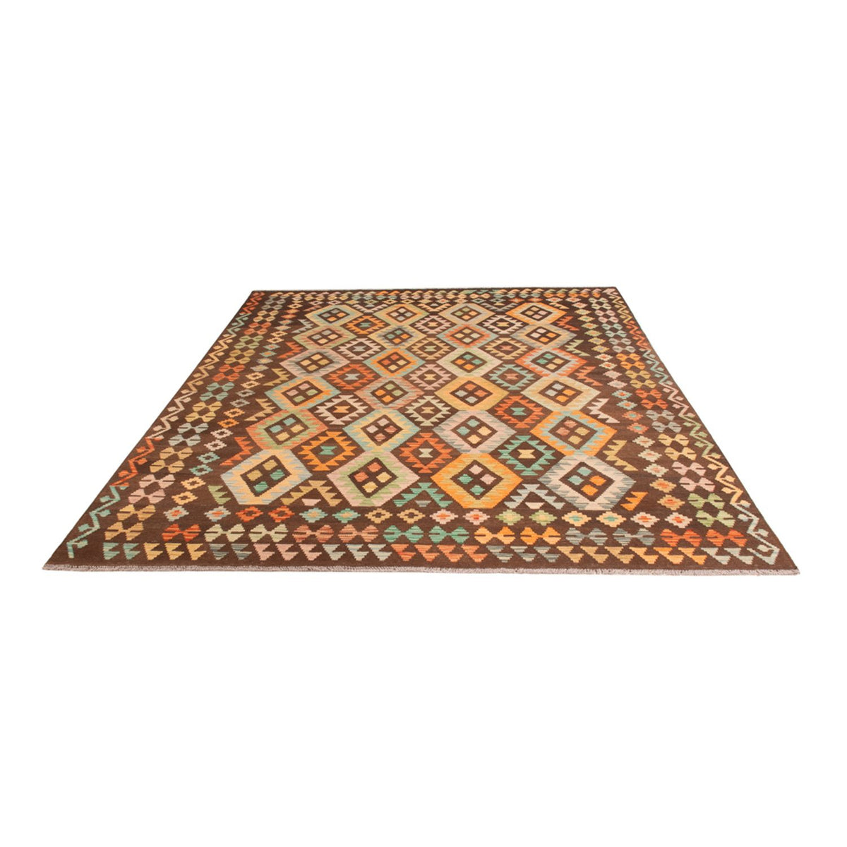 Kelim Carpet - Splash - 299 x 206 cm - flerfärgad