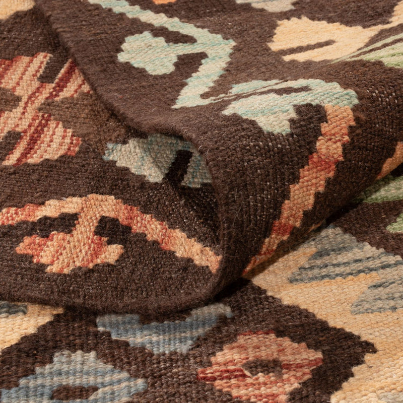 Kelim Carpet - Splash - 301 x 194 cm - flerfärgad