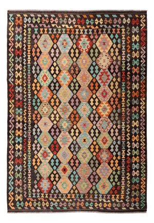 Kelim Carpet - Splash - 296 x 208 cm - flerfärgad