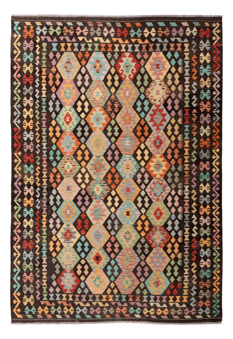 Kelim Carpet - Splash - 296 x 208 cm - flerfärgad