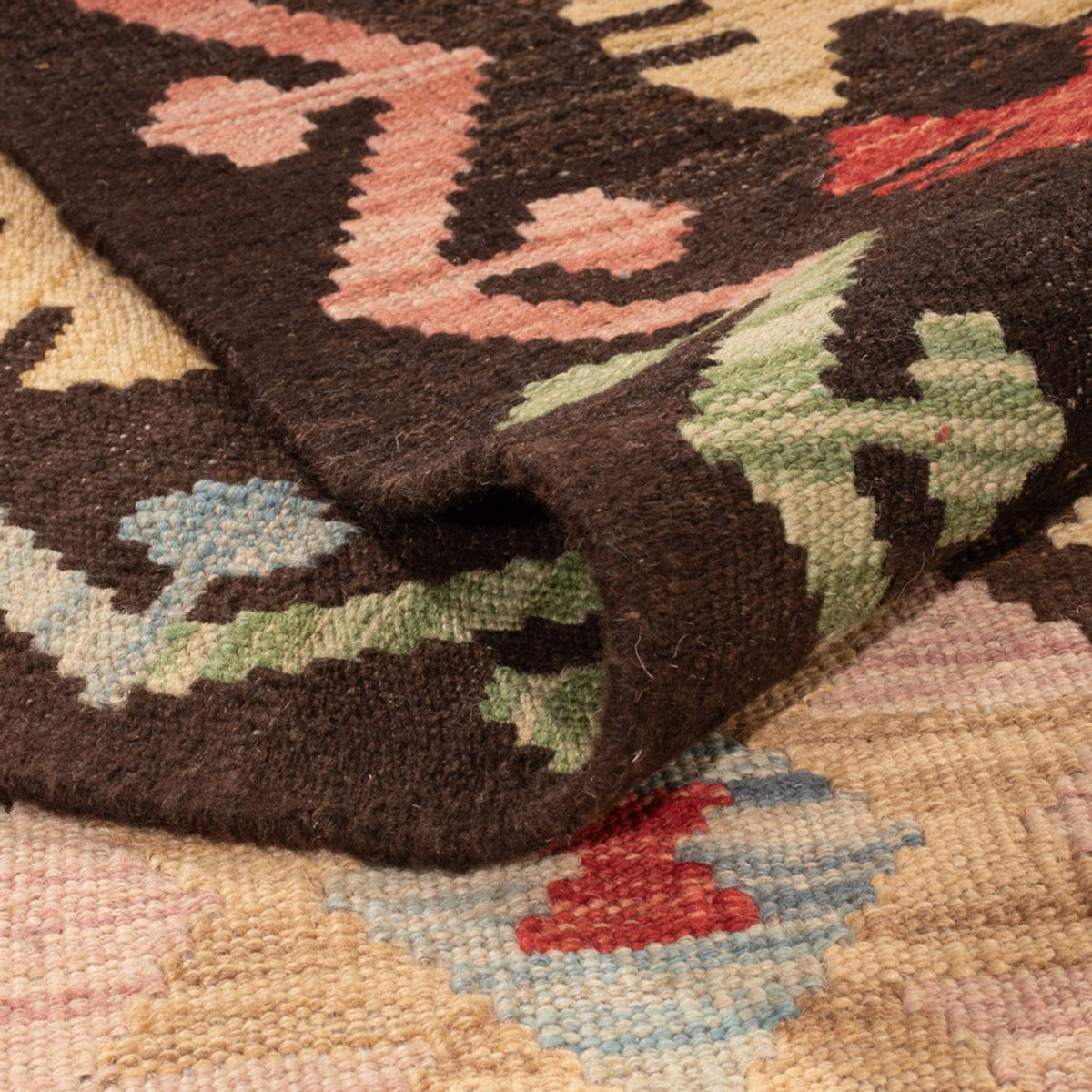 Kelim Carpet - Splash - 296 x 208 cm - flerfärgad