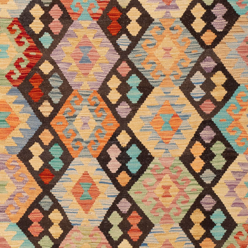 Kelim Carpet - Splash - 307 x 199 cm - flerfärgad