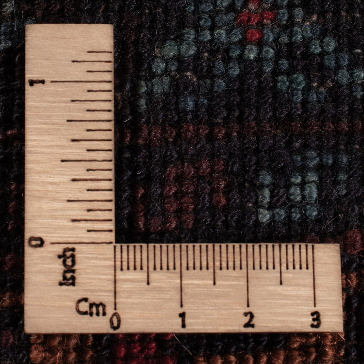 Runner Baluch-matta - 200 x 114 cm - mörkröd