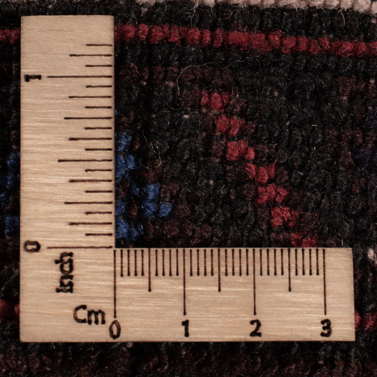 Baluch-matta - 188 x 123 cm - mörkröd