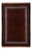 Baluch-matta - 194 x 123 cm - mörkröd