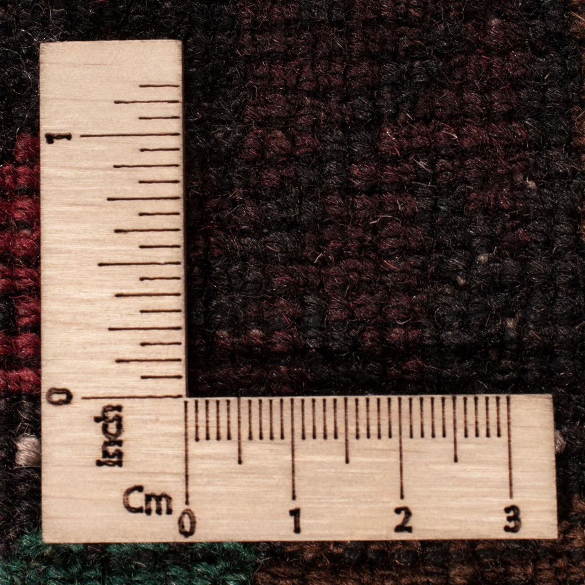 Baluch-matta - 198 x 116 cm - mörkröd