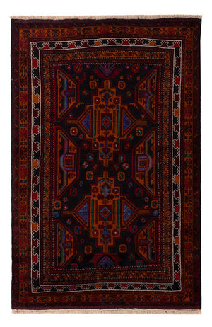 Baluch-matta - 183 x 123 cm - mörkröd
