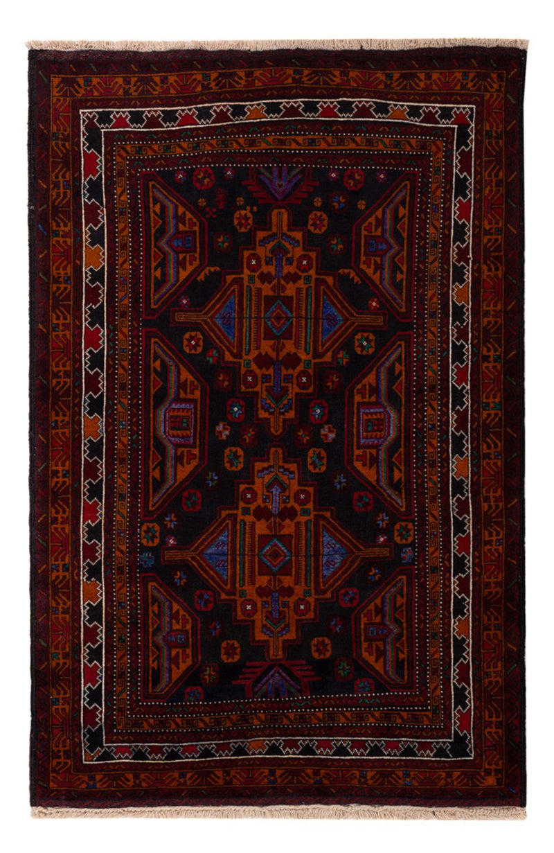 Baluch-matta - 183 x 123 cm - mörkröd