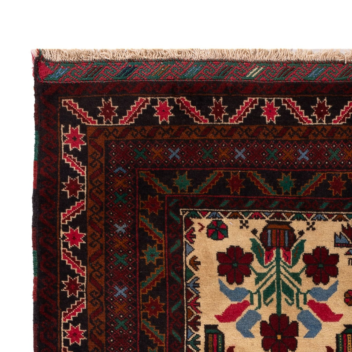 Baluch-matta - 177 x 117 cm - flerfärgad