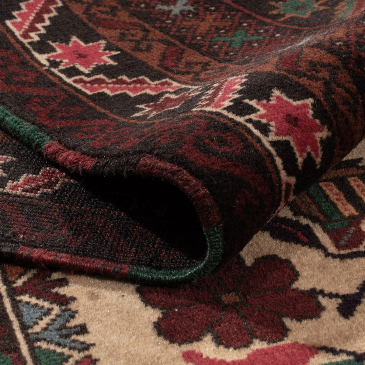 Baluch-matta - 177 x 117 cm - flerfärgad