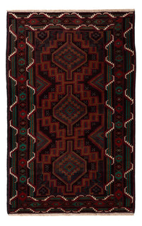 Baluch-matta - 183 x 114 cm - mörkröd
