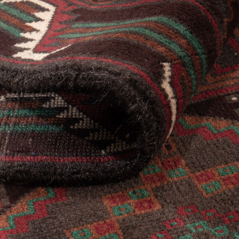 Baluch-matta - 183 x 114 cm - mörkröd