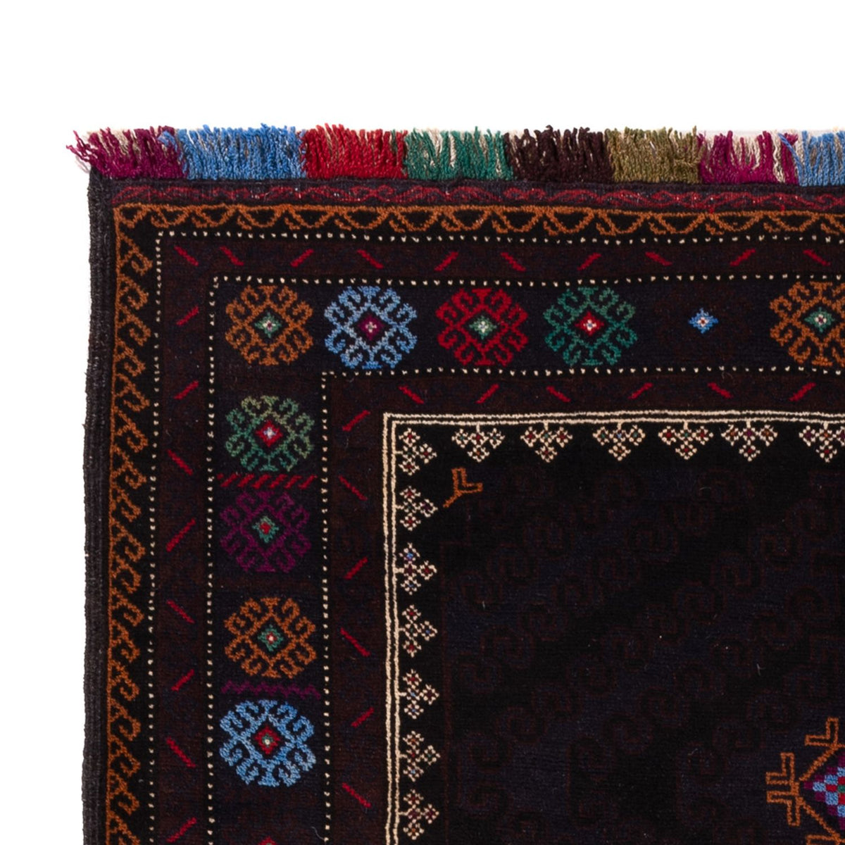 Baluch-matta - 195 x 116 cm - mörkblå