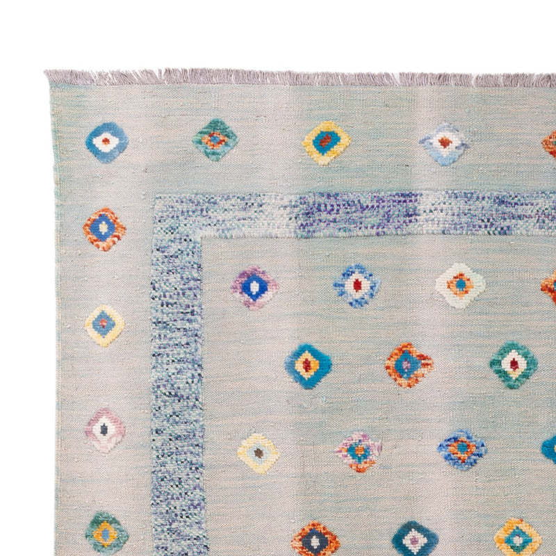 Kelim Carpet - Splash - 298 x 207 cm - flerfärgad