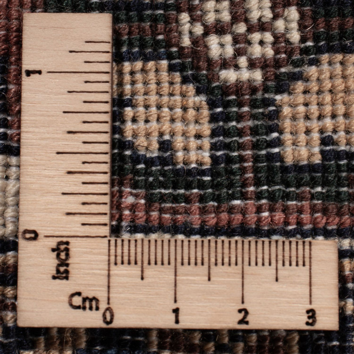 Afghansk matta - 492 x 303 cm - mörk beige