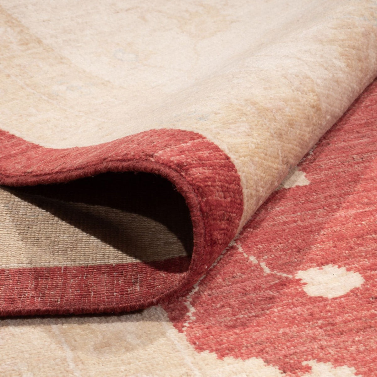 Ziegler Carpet kvadrat  - 491 x 405 cm - röd