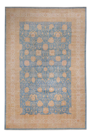 Ziegler Carpet - 441 x 306 cm - ljusblå