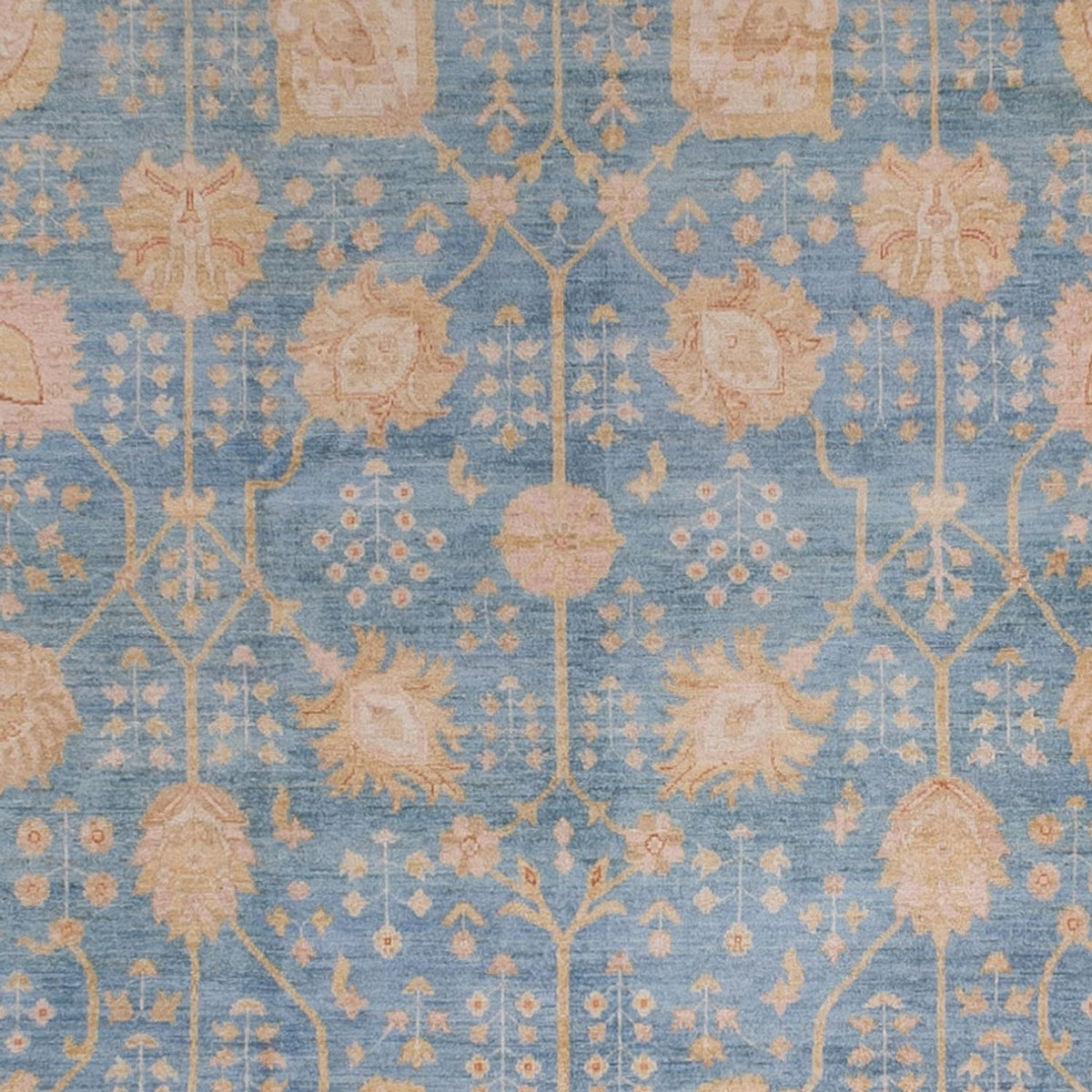 Ziegler Carpet - 441 x 306 cm - ljusblå