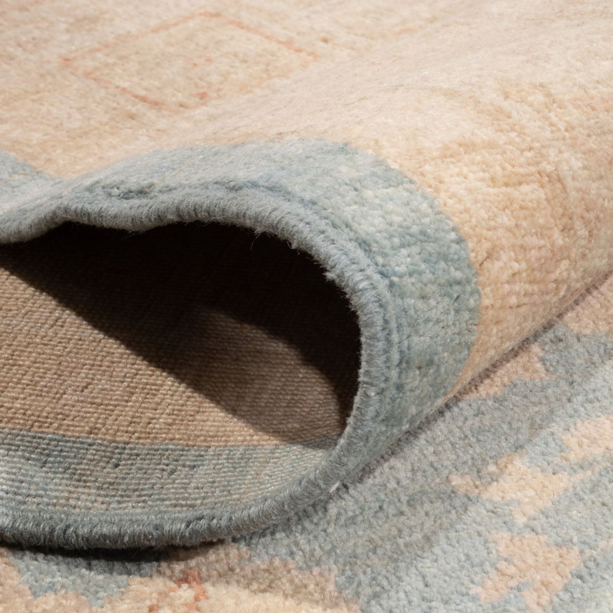 Ziegler Carpet kvadrat  - 389 x 399 cm - ljusblå